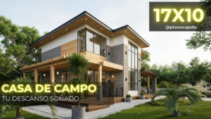 plano de casa 10.30x16.8m | residencia de lujo, 2 niveles, sala de doble altura plano de casa 10.30x16.8m | residencia de lujo, 2 niveles, sala de doble altura